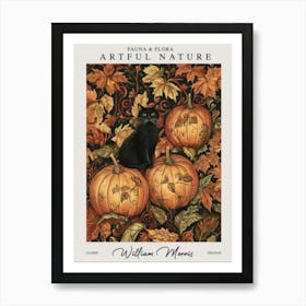 William Morris Pumpkins Decor Autumn Fall Exhibition Art Print 1 Art Print