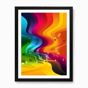 Abstract Background Art Print