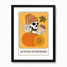 Autumn Enthusiast Tarot Art Print