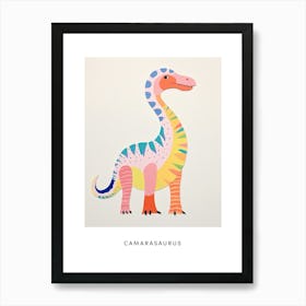 Nursery Dinosaur Art Camarasaurus 1 Poster Art Print