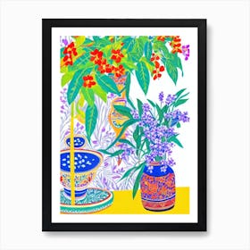 Jasmine Eclectic Boho Plant Art Print
