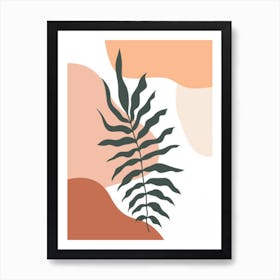 Abstract Of A Leaf 1 Art Print