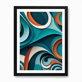 Abstract Canvas Print Póster