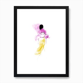 Pink&Yellow Art Print