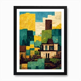 Minecraft By Van Gogh Poster