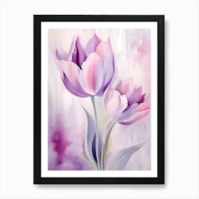 Pink Tulips 3 Art Print