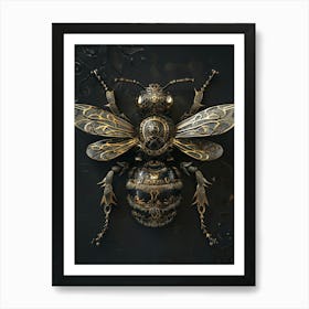 Bee Sculpture Art Print