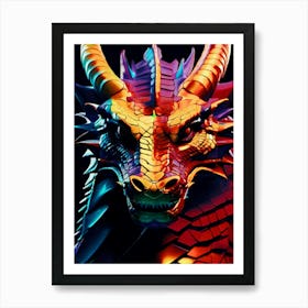 Rainbow Dragon Art Print