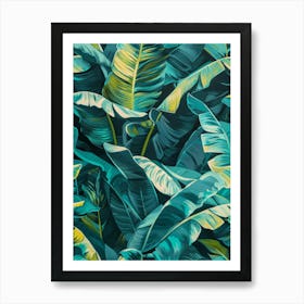 Tropical Leaves 55 Art Print