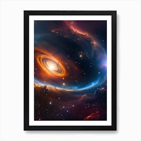 Galaxy In Space 8 Art Print