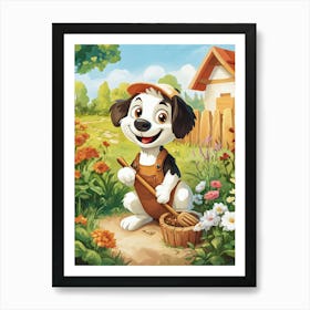 Gardner dog Art Print