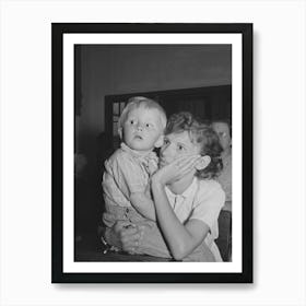 Mother And Child At 4 H Club Spring Fair,Adrian, Oregon By Russell Lee Art Print