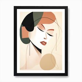 Abstract Woman Art Print