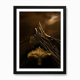 As Quiet and Still as a Mountain Art Print