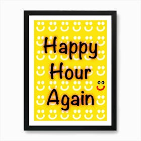 Happy Hour Again Art Print