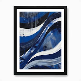 Blue Wave 3 Art Print