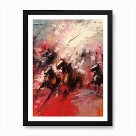 Horse Race 1 Art Print