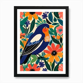 Bird In The Garden 2 Art Print