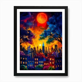 New York City Skyline Art Print