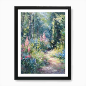  Floral Garden Enchanted Meadow 3 Art Print