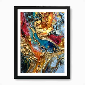 Abstract Painting 1 Art Print