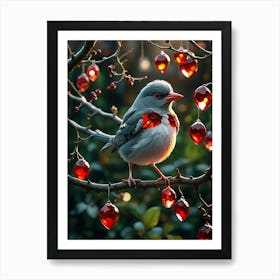 Red-breasted Beauty Art Print