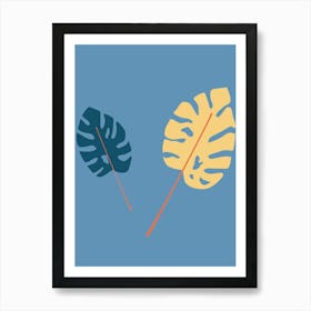 Tropical Leaves 1 Art Print