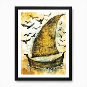 Viking Ship 1 Art Print