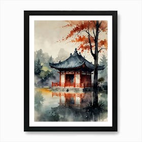 Asian Painting 8 Art Print