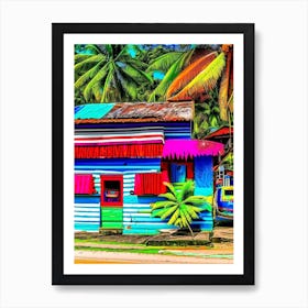 Bocas Del Toro Panama Pop Art Photography Tropical Destination Art Print