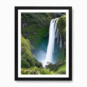 Kaihūrāngu Falls, New Zealand Majestic, Beautiful & Classic (1) Art Print