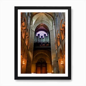 Old Cathedral Of Notre Dame (Paris Series) Art Print