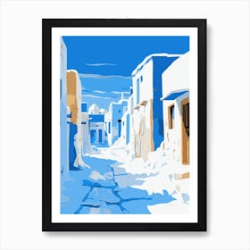 Street In Greece Art Print