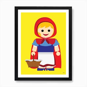 Toy Little Red Riding Hood Art Print
