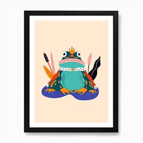 Frog Prince Art Print