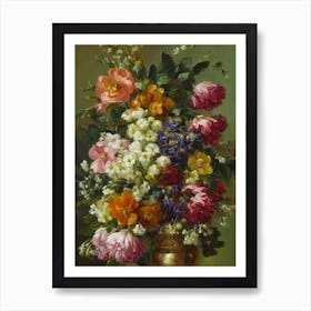 Alstromeria Painting 2 Flower Art Print