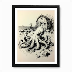 Octopus 7 Art Print