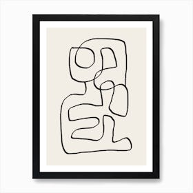 Abstract Line 3 Art Print