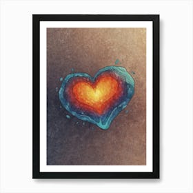 Heart Of Love 28 Art Print