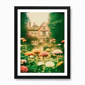 English Countryside Vintage Polaroid Art Print