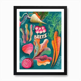 Beets Chart Art Print