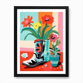 Matisse Inspired Cowgirl Boots 2 Poster