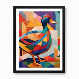 Duck Painting Art Print