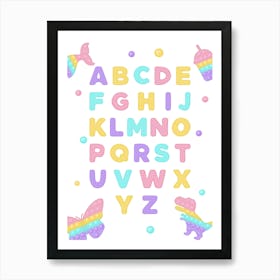 Alphabet Letter S Art Print