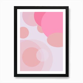 Pastel Purple And Pink Abstract Art Print