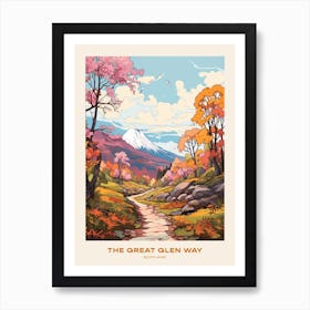 The Great Glen Way Scotland 2 Hike Poster Art Print