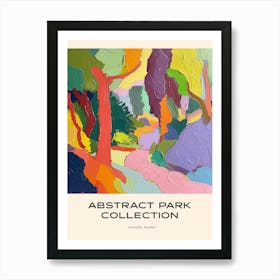 Abstract Park Collection Poster Kings Park Perth Australia 3 Art Print