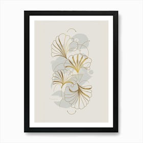 Gold Leaf Art Print