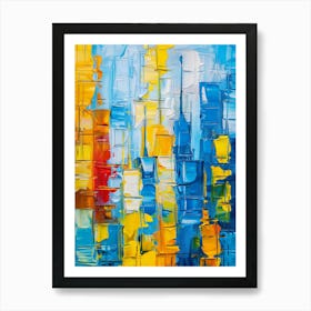 Abstract Cityscape 14 Art Print