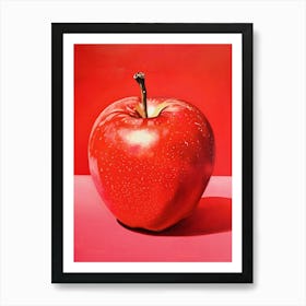 Red Apple Art Print